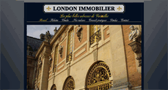 Desktop Screenshot of london-immobilier.com